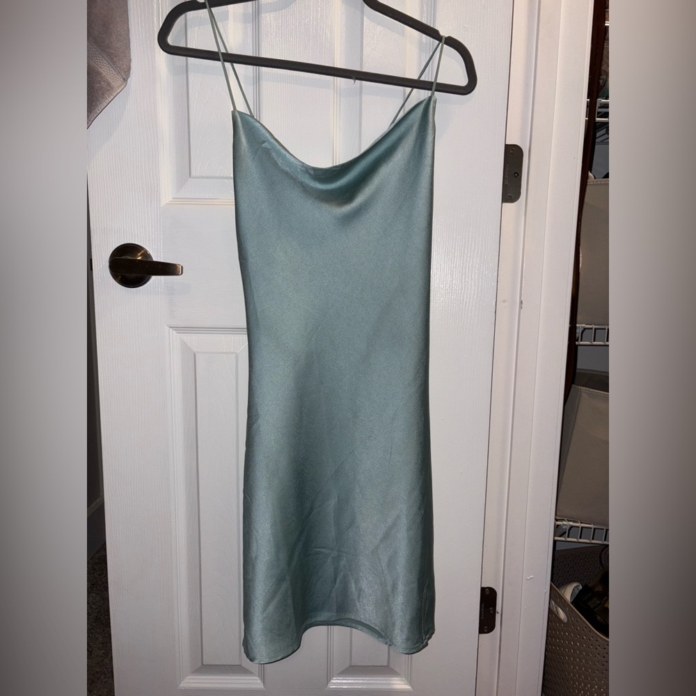 Teal Mini Dress